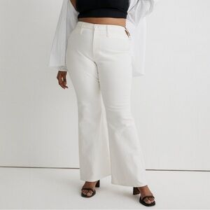 Madewell Perfect Vintage Flare in Tile White Size 32